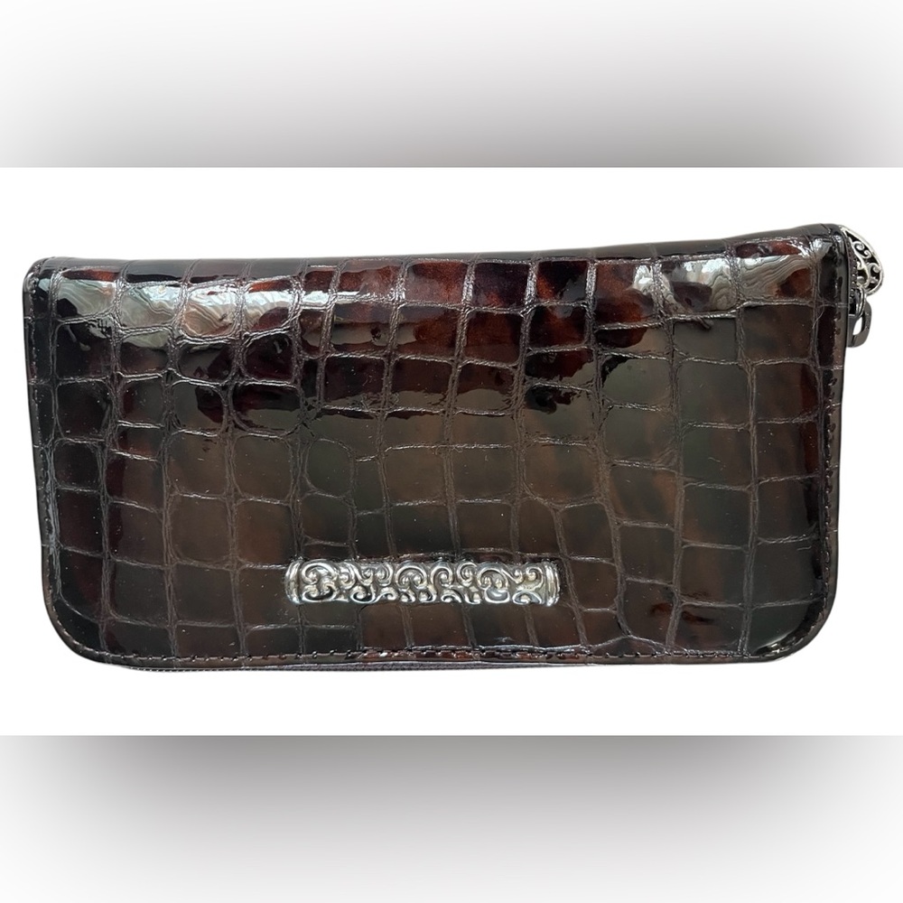 Hostess Pick Brighton Brown and Silver Wallet Crossbody - Picture 5 of 10